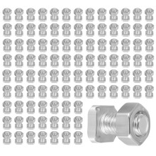 50 Packungen Gewächshaus Muttern und Schrauben Quadrat Reparatur Kit Teile Ersatz Gartenbedarf