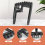 Golfschläger-Organizer, Schafthalter, 9 Eisenhalter-Teiler, ABS-Halter-Stapler 8