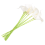 20 τεμάχια τεχνητά λευκά λουλούδια Calla Lily με μαλακά υλικά Latex για διακόσμηση 11