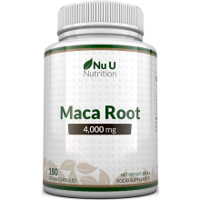 Maca Root Peruvian Capsules 4000mg - 180 Vegan Capsules - 6 Month Supply