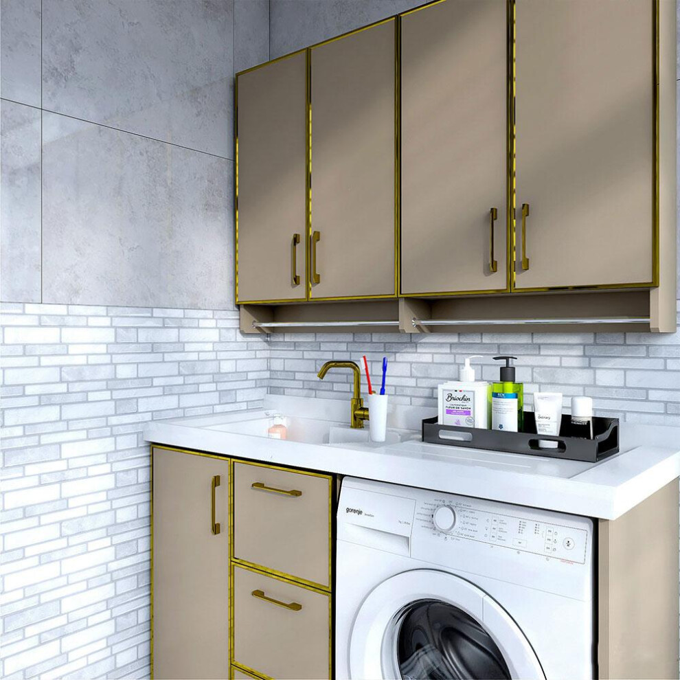 10Pcs 3D Crystal Dropping Self-Adhesive Wall Tile Sticker,Marble Grey