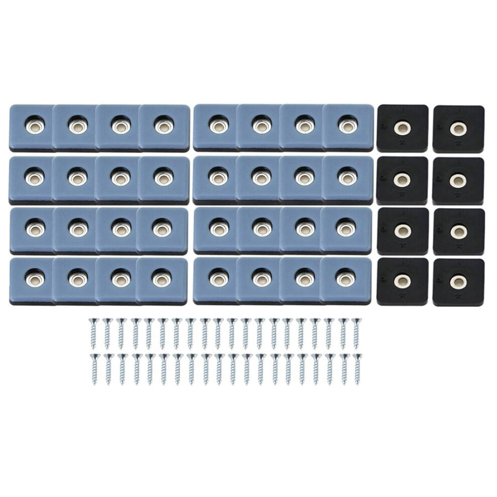 40Pcs Furniture Gliders Ptfe Easy Moving Sliders With Screw Floor Protector For Tiled Hardwood Floors 30Mm 4853572096089