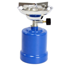 Portable Outdoor Camping Stove 190G Euro Gas Tank Coffee Adjustable Propane Burner for Fishing Hiking Picnic
