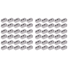 60 Packs Cinder Blocks 1/12 Scale Mini Bricks Concrete Miniature Tiny Landscaping Accessories
