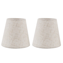 2 stuks kleine lampenkap, stoffen hoes, kroonluchterstof, accessoire voor tafel- en vloerlampen