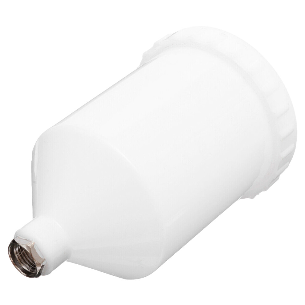 Car 600Ml Plastic Air Feed Paint- Airbrush Cup Pot Threaded Connector For Sata Jet 4853572012584