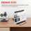 Desk Book Stand Metal Reading Rest Holder Angle Adjustable Document Portable Sturdy (Black) 5