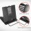 Desk Book Stand Metal Reading Rest Holder Angle Adjustable Document Portable Sturdy (Black) 8