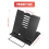 Desk Book Stand Metal Reading Rest Holder Angle Adjustable Document Portable Sturdy (Black) 9