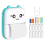 Mini Printer,Portable Pocket Printer,Bluetooth Wireless Smart Thermal Inkless Printer,Smartphone Photo Printer,Blue 2