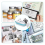 Mini Printer,Portable Pocket Printer,Bluetooth Wireless Smart Thermal Inkless Printer,Smartphone Photo Printer,Blue 8