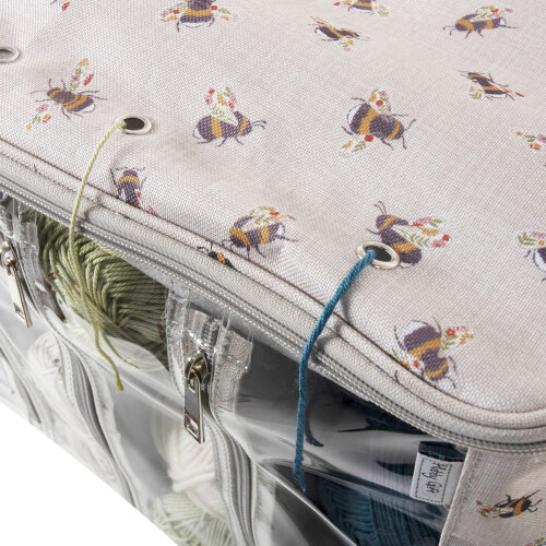 Hobby Gift Knitting Bag with Yarn Storage: Bee 2