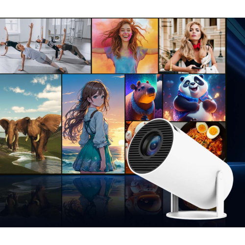 5G 4K Projector HD LED Smart WiFi Projector Bluetooth Projector Android IOS Home Theater HDMI USB