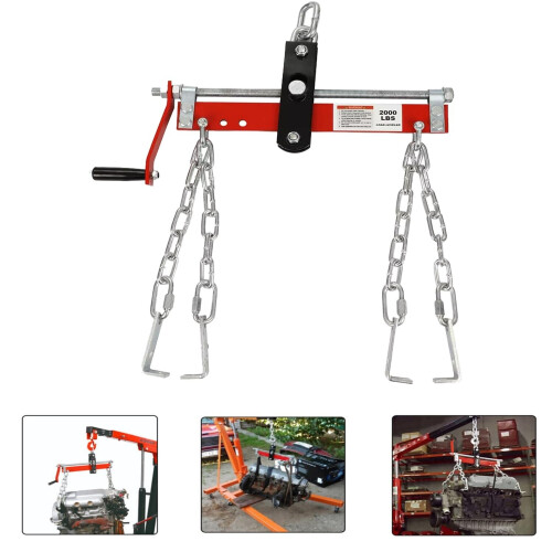 900KG Engine Leveller 2000LBS Crane Hoist Lift Chain Load Balancer 1