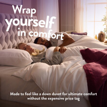 (13.5, King) Slumberdown Feels Like Down Duvet Hypoallergenic