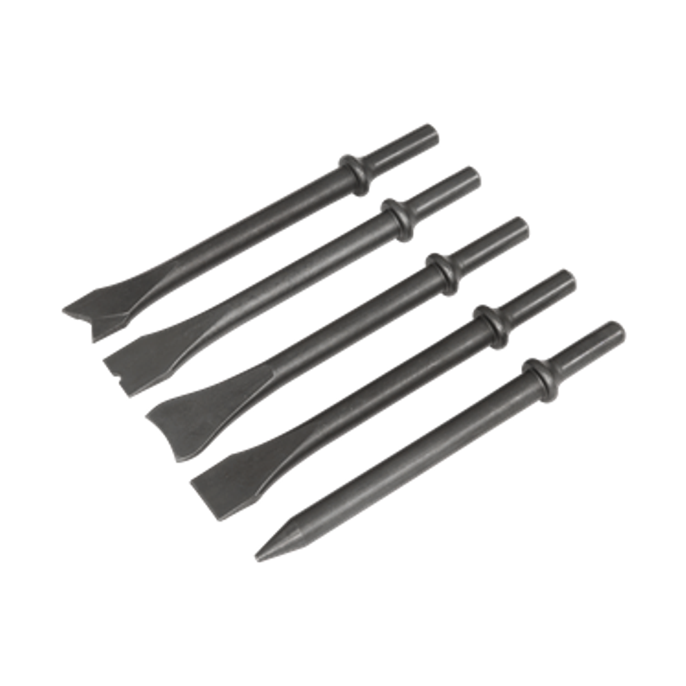Sealey Air Hammer Chisel Set 5Pc 170Mm .401" Shank