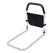 Bed Rails for Elderly Adults Medical Bed Support Bar W/ Pocket/Straps