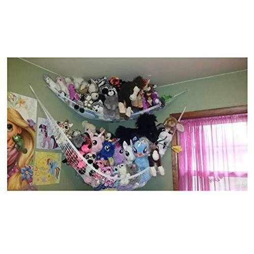 2x Large Soft Toy Hammock Mesh Teddy Bear Storage 2