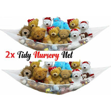 2x Large Soft Toy Hammock Mesh Teddy Bear Storage