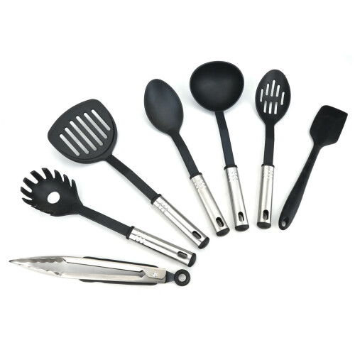 24 Pcs Kitchen Utensils Set Silicone Cooking Nonstick Spatula Turner Spoon Tools 1