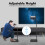 360° Rotation Projector Stand Height Adjustable 23.62-47.24 Inches 9