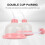 Breast Enlargement Small Vacuum Pump Multifunctional Double Cup UK 7