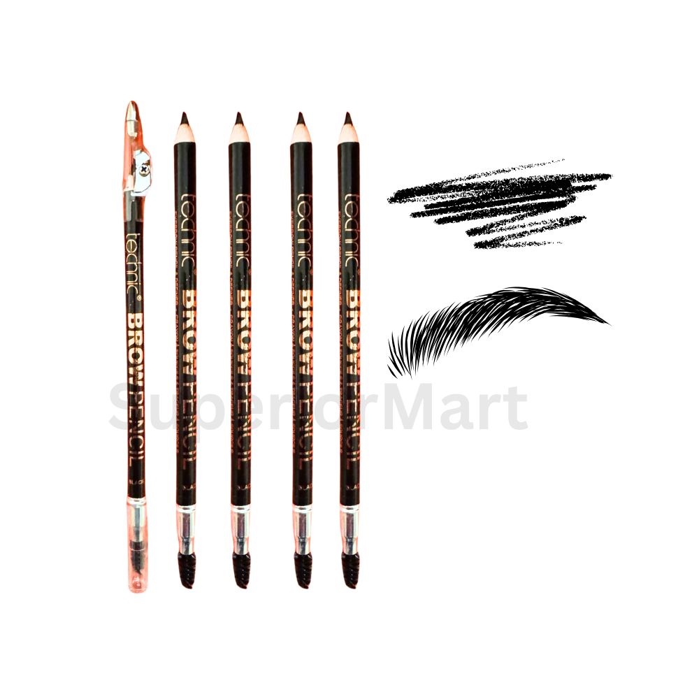 Technic Eyebrow Pencil Brow Liner Definer Brush Sharpener -  Black