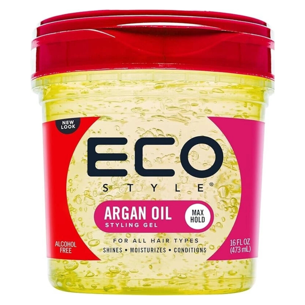 Eco Styler Moroccan Argan Oil Styling Gel 473Ml Max Hold Alchohal Free
