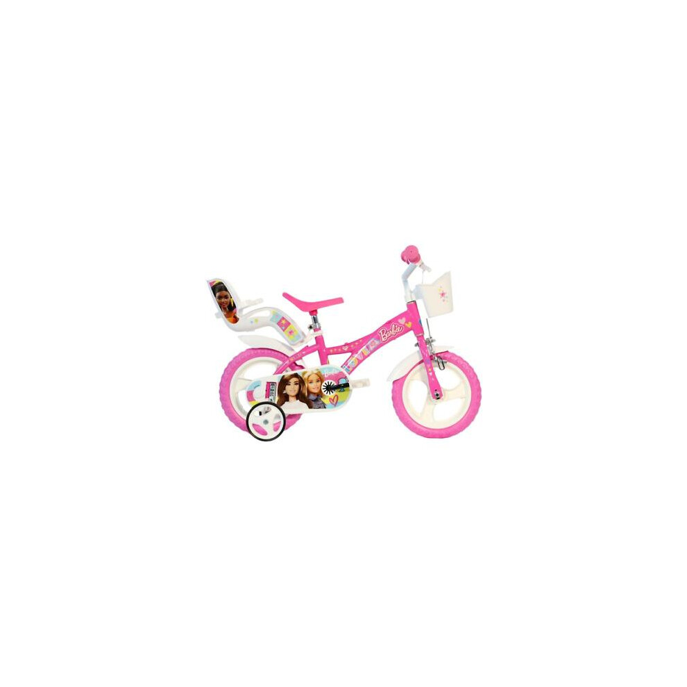 Dino Bikes Dino Barbie Rosa 12In Kids Girls Bike - Pink