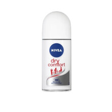 NIVEA Dry Comfort Deodorant Roll-On 50mL | Anti-Perspirant | 48H Sweat & Odor Protection for Women, Quick-Dry Formula, Gentle on Skin