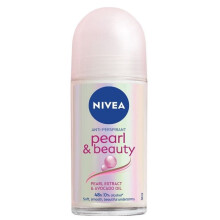 NIVEA Anti-Perspirant Pearl & Beauty Deodorant Roll-On 50mL | 48H Protection Against Sweat & Unpleasant Odor | Soft, Smooth & Beautiful Underarms