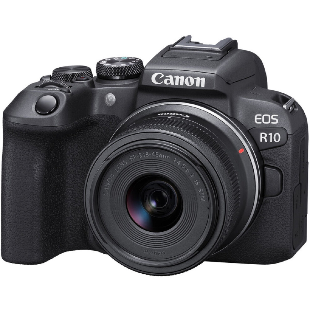 Canon EOS R10 Mirrorless Camera with RF-S 18-45mm IS STM Lens