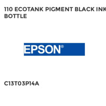 Tinta negra EPSON - 110 ECOTANK - Recarga de tinta - Hasta 6000 páginas