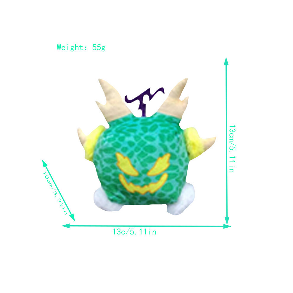 Bonxaif (Dinosaur) Game Blox Fruits Plush Stuffed Soft Toy Childrens Gift Stuffed Doll Pillow Room Decor Cartoon Kids
