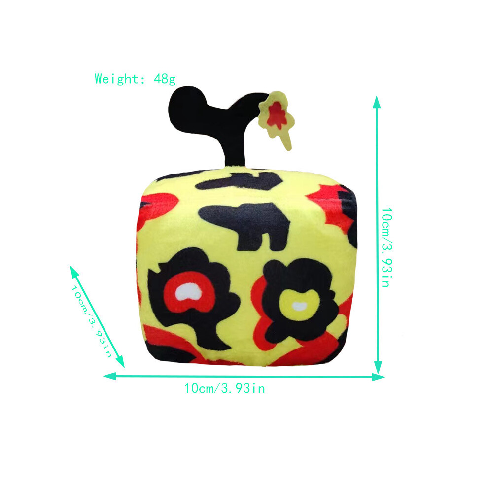 Bonxaif (Flame) Game Blox Fruits Plush Stuffed Soft Toy Childrens Gift Stuffed Doll Pillow Room Decor Cartoon Kids