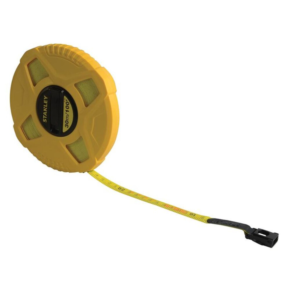 Stanley 0-34-262 Closed Case Fibreglass Long Tape 30 Metre 100 Ft