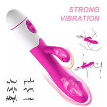 Rose Red Rabbit Vibrator 20 Speed Silicone G Spot Dildo Massager