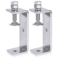 Zware metalen klem voor houtbewerking met brede bekopening (120 mm), 2 stuks
