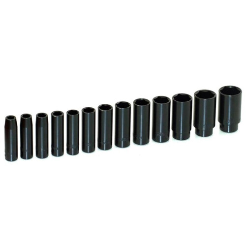 13 Piece 1/2'' Square Drive Deep Impact Socket Set