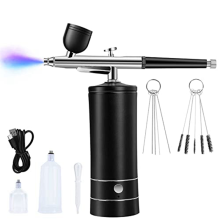 Airbrush Kit Rechargeable Cordless Compressor,30PSI High Pressure,Portable Handheld ,Airbrush Set
