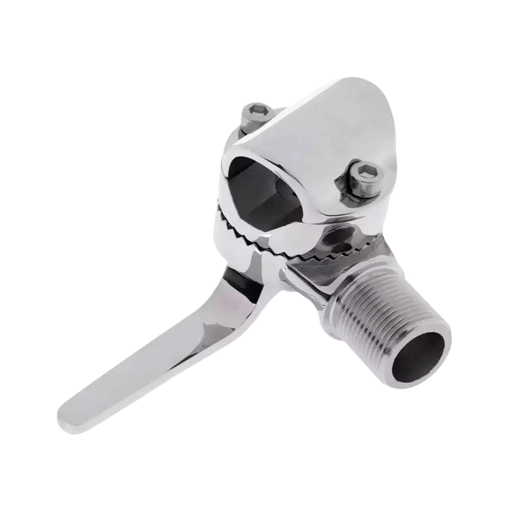 Marine Vhf Antenna Mount Rail Adjustable Base Heavy Duty Ratchet Pipe Clamp Hardware 4853572024396