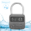 Lucchetto Smart Time Lock con display LCD, timer elettronico, interruttore, lucchetto ricaricabile tramite USB, timer da viaggio, nero 10