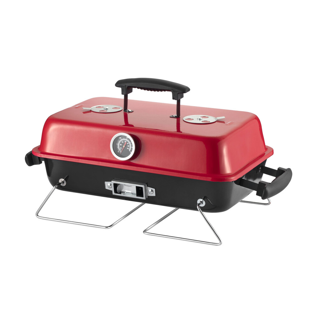KCT Table Top Camping BBQ Portable Charcoal Barbecue Compact Camping Grill Outdoor Barbeque for Picnic Fishing Caravan Motorhome Festival Beach Travel
