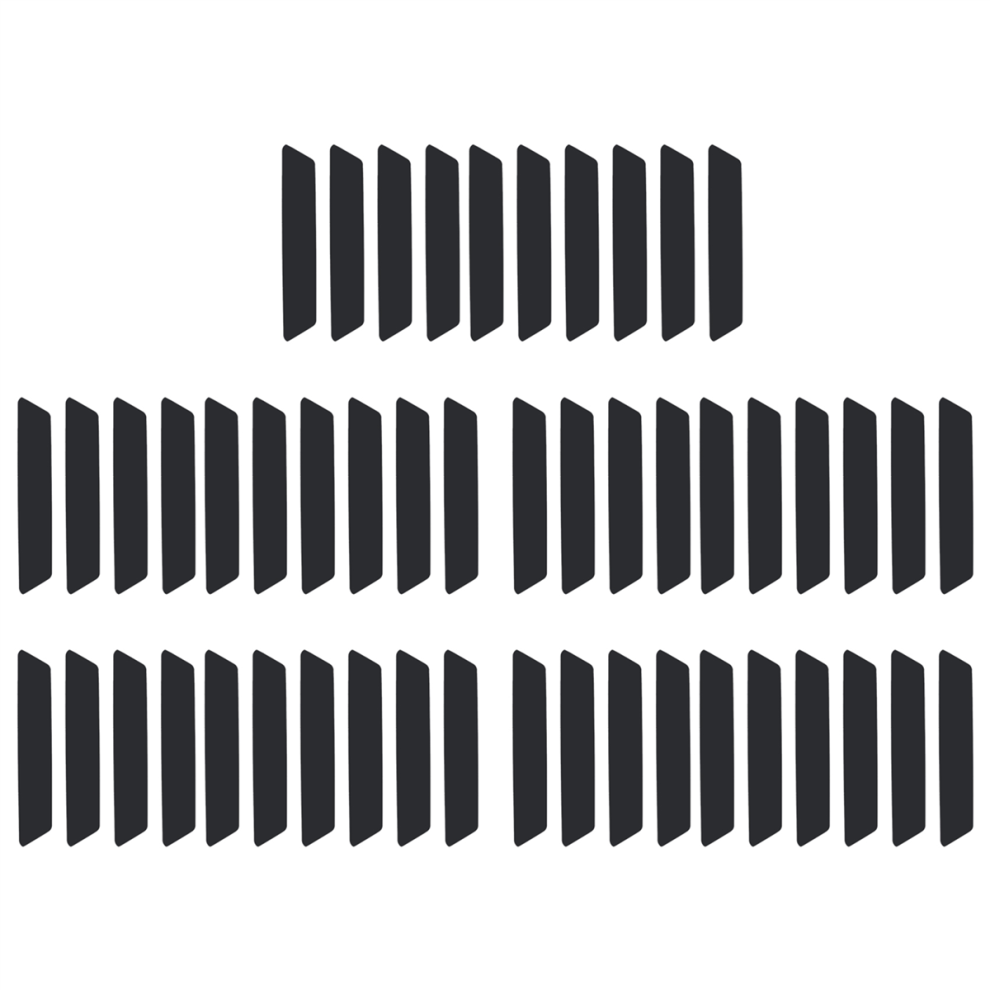 50 Pieces Of Self-Adhesive Carpet Stickers Grip Glue, Floor Mat Fixed Right-Angled Trapezoid