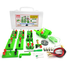 Educatieve kits voor elektrische circuits voor studenten voor schoollaboratorium, natuurkunde, elektromagnetische experimenten