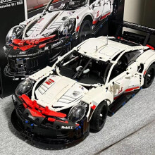 (Porsche 911-1580 Stuks) High-Tech 1580 Stuks 1/10 Super Racewagen Model Bouwsteen Speelgoed Cadeau Voor Volwassenen