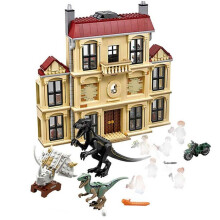 (Ohne Box) Dinosaur World Indoraptor Rampage At Lockwood Estate Baustein-Geburtstagsspielzeug