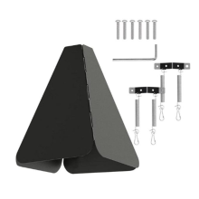 Anti-Rust Squirrel Baffle Foldable Hanging Flapper Wrap-Around Shield for Bird Feeders - Outdoor Garden Decor