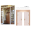 Sliding Door Lock for Window Glass Patio Doors Silver Auxiliary Security Mortise 3
