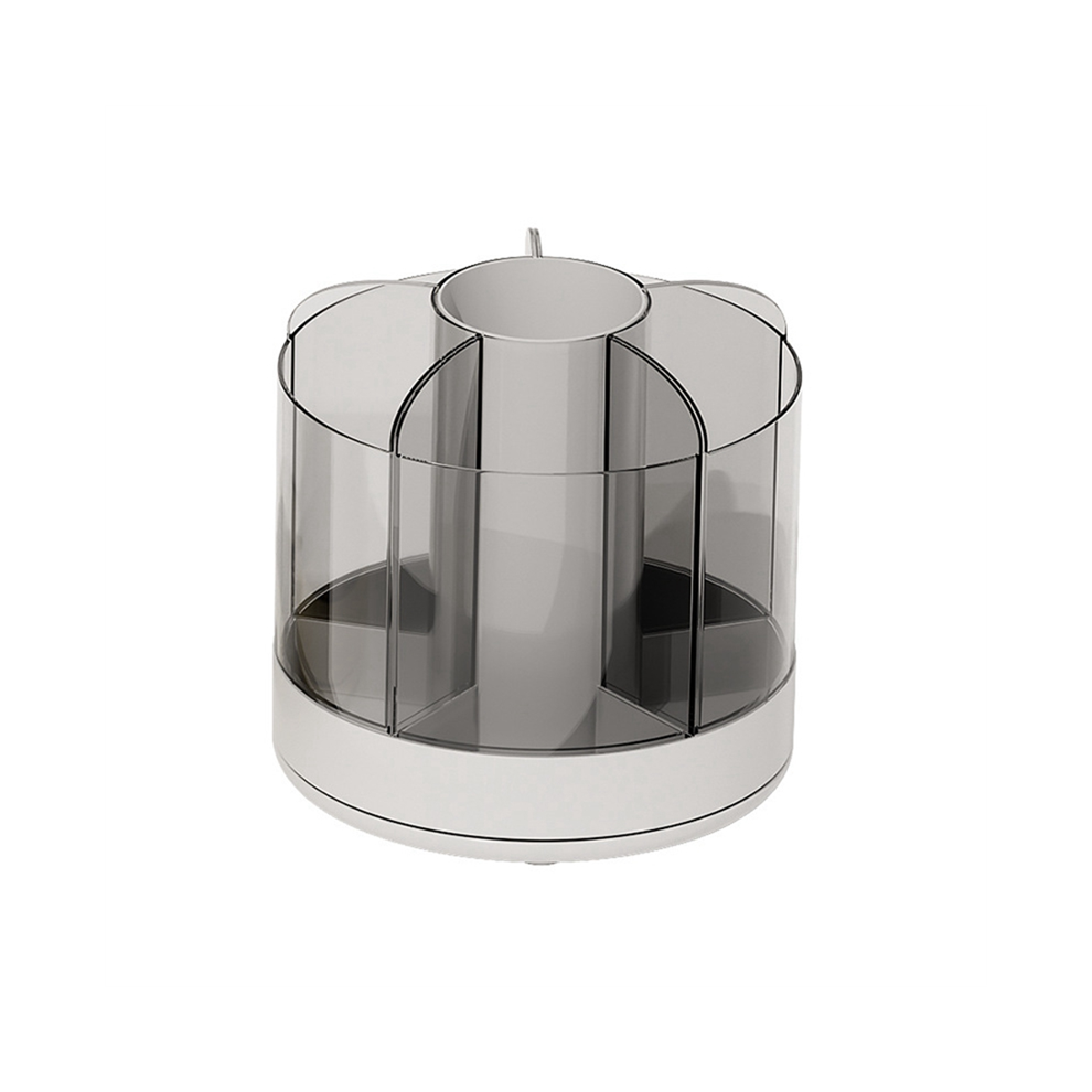 Pen Holder Organizer for Desk Cosmetic Organizer-360 Degree Rotating Pencil Paint Brush Crayon Markers White-image-OPC-PGWPWBF-NEW